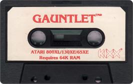 Cartridge artwork for Gauntlet on the Atari 8-bit.