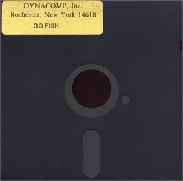 Cartridge artwork for Go Fish on the Atari 8-bit.
