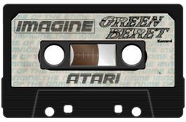 Cartridge artwork for Green Beret on the Atari 8-bit.