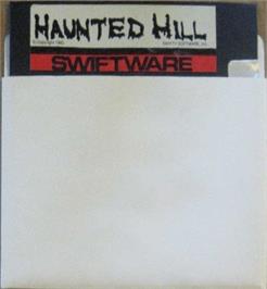 Cartridge artwork for Haunted Hill on the Atari 8-bit.