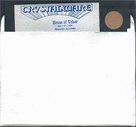 Cartridge artwork for House Of Usher on the Atari 8-bit.