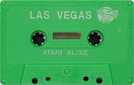 Cartridge artwork for Las Vegas Casino on the Atari 8-bit.