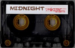 Cartridge artwork for Midnight on the Atari 8-bit.