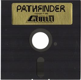 Cartridge artwork for Pathfinder on the Atari 8-bit.
