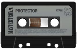 Cartridge artwork for Protector on the Atari 8-bit.