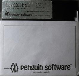 Cartridge artwork for Quest, The on the Atari 8-bit.