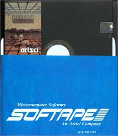 Cartridge artwork for Reversi on the Atari 8-bit.