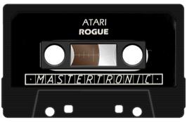Cartridge artwork for Rogue on the Atari 8-bit.