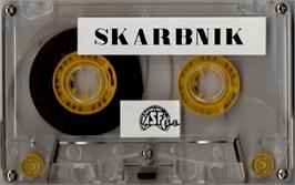 Cartridge artwork for Skarbnik on the Atari 8-bit.