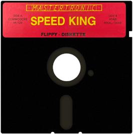 Cartridge artwork for Speed King on the Atari 8-bit.