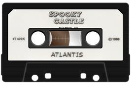 Cartridge artwork for Spooky Castle on the Atari 8-bit.