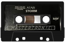 Cartridge artwork for Storm on the Atari 8-bit.