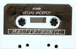 Cartridge artwork for Vegas Jackpot on the Atari 8-bit.