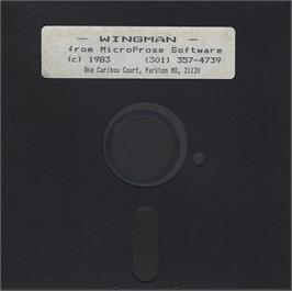 Cartridge artwork for Wingman on the Atari 8-bit.