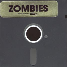 Cartridge artwork for Zombies on the Atari 8-bit.