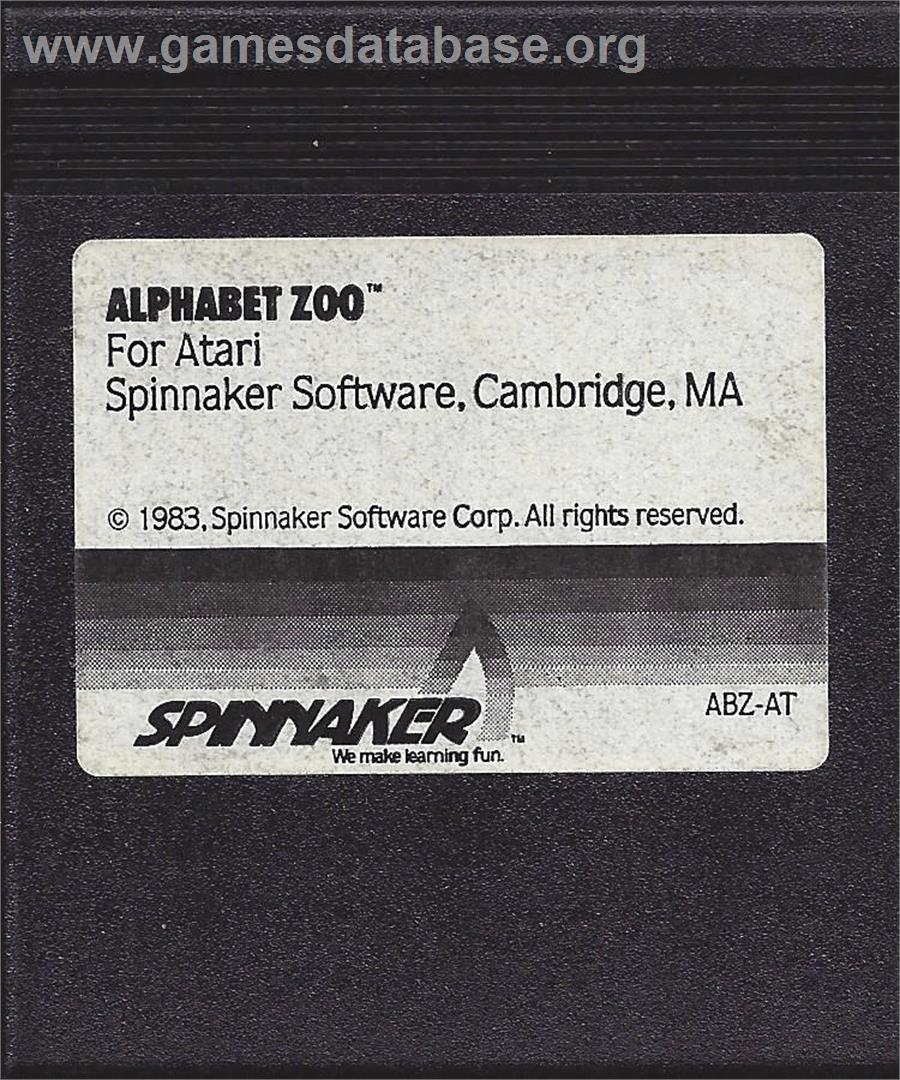 Alphabet Zoo - Atari 8-bit - Artwork - Cartridge