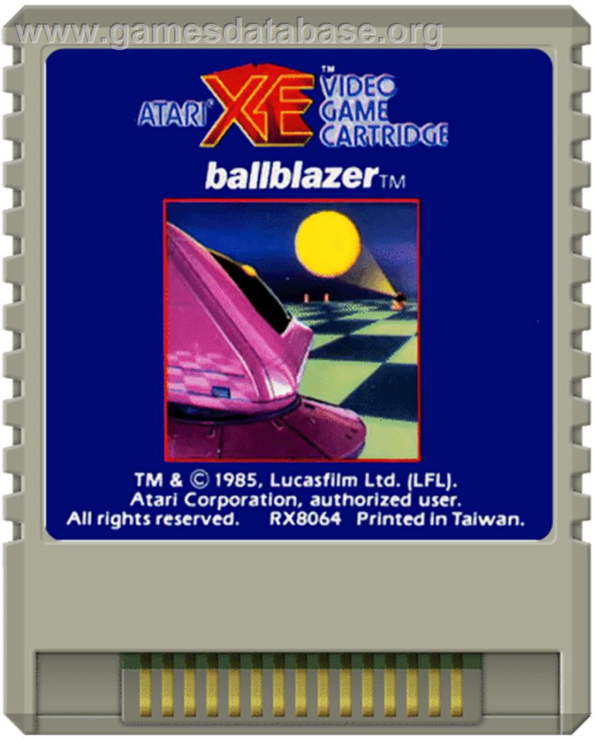Ballblazer - Atari 8-bit - Artwork - Cartridge
