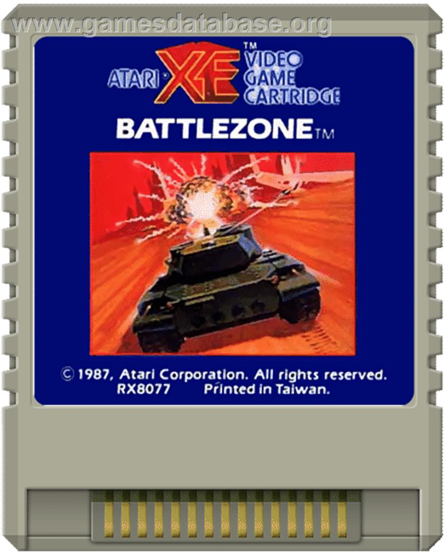 BattleZone - Atari 8-bit - Artwork - Cartridge