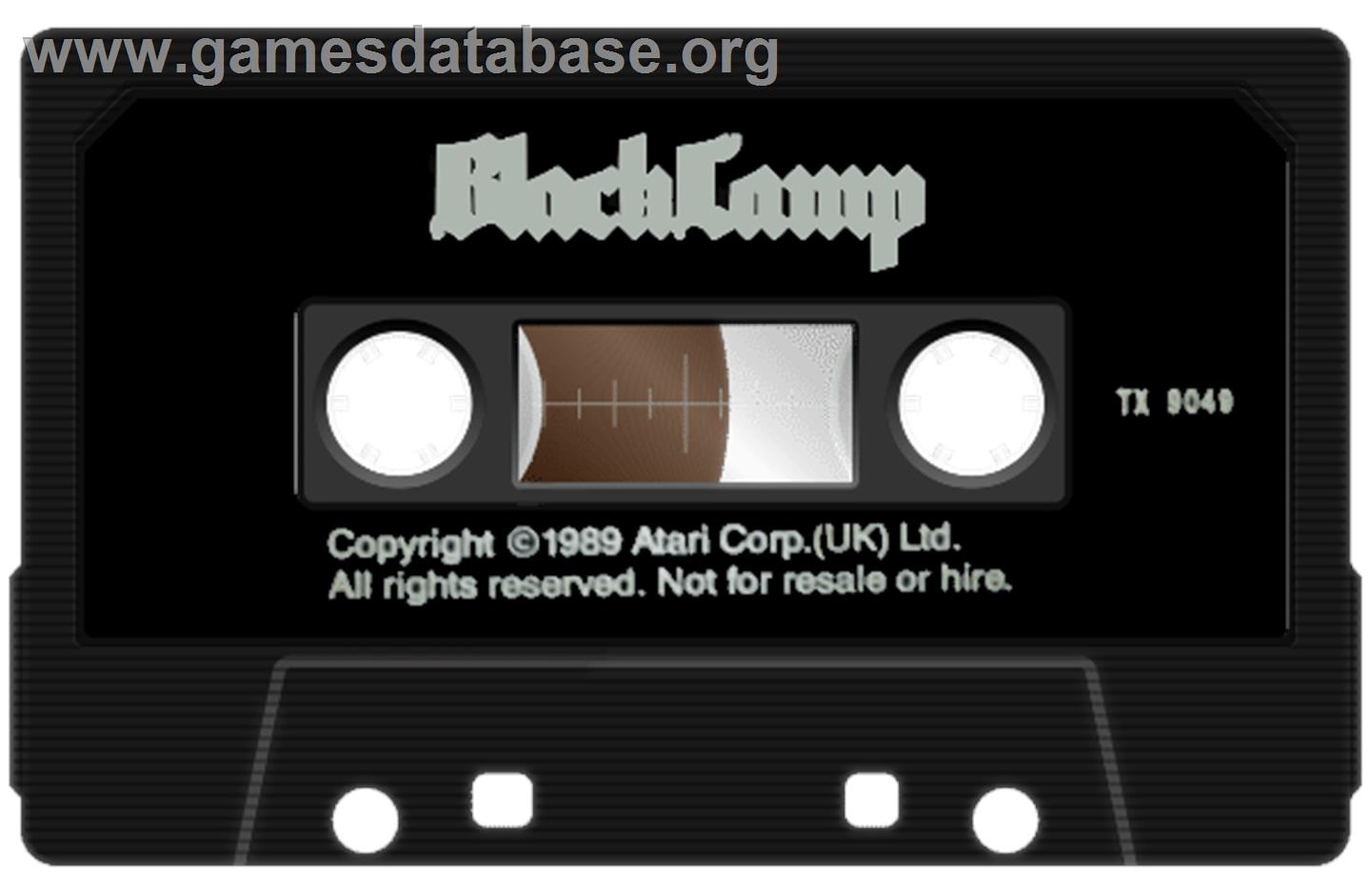 Black Lamp - Atari 8-bit - Artwork - Cartridge