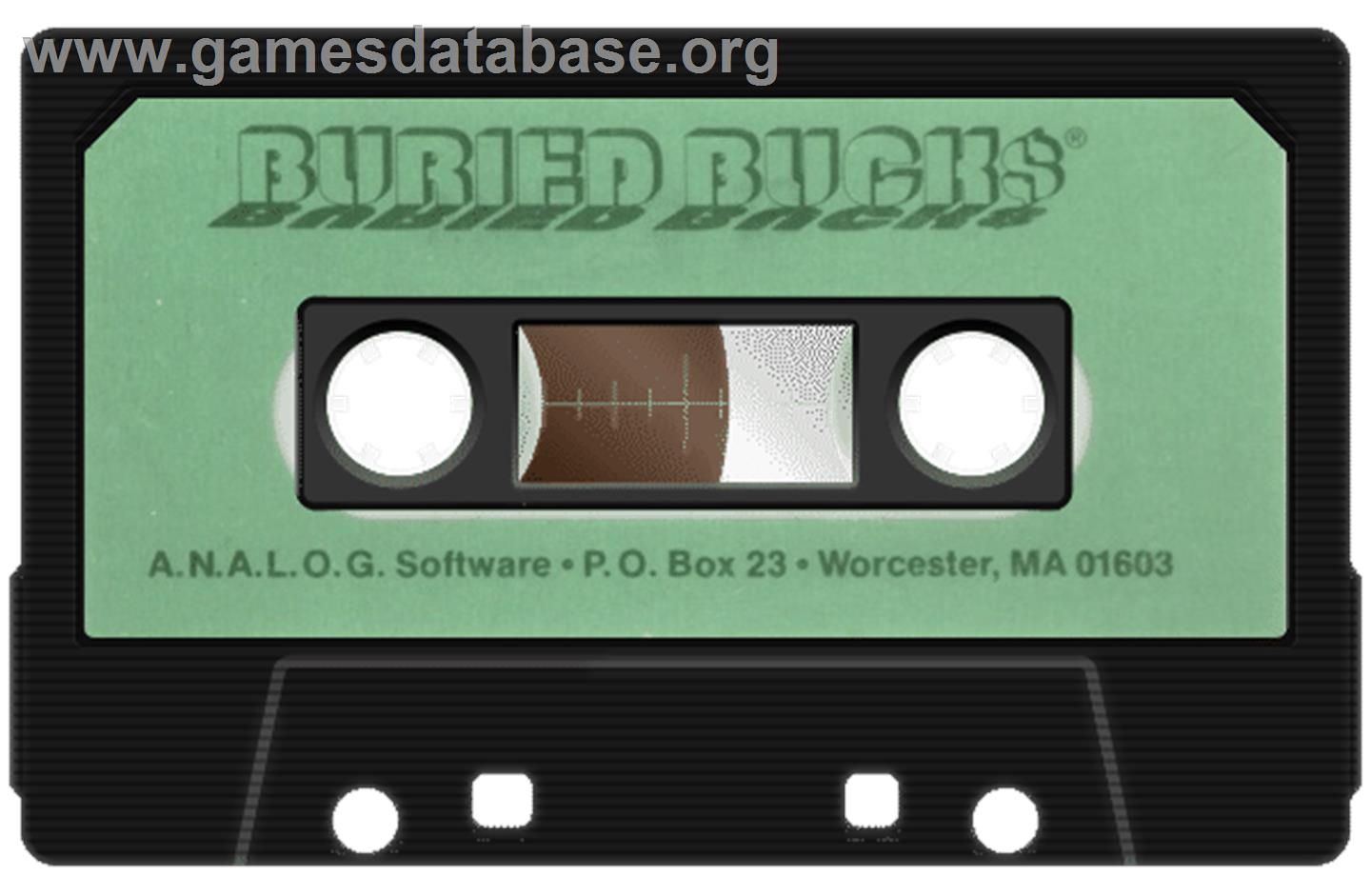Buried Bucks - Atari 8-bit - Artwork - Cartridge