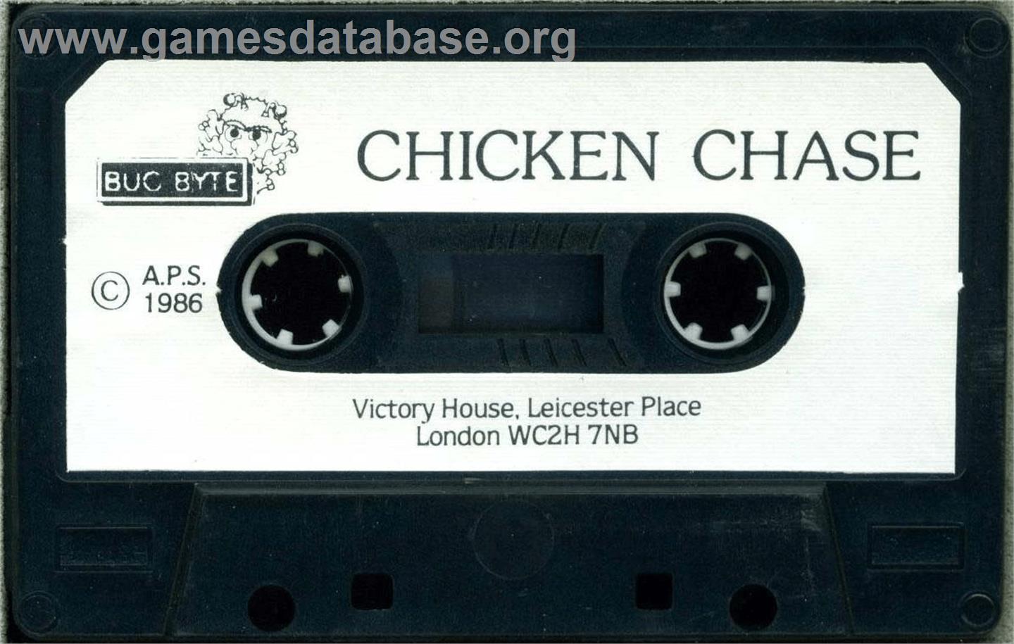 Chicken Chase - Atari 8-bit - Artwork - Cartridge