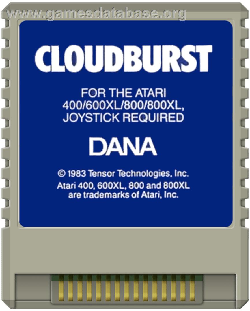 Cloudburst - Atari 8-bit - Artwork - Cartridge