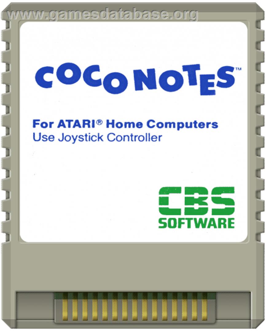 Coco-notes - Atari 8-bit - Artwork - Cartridge