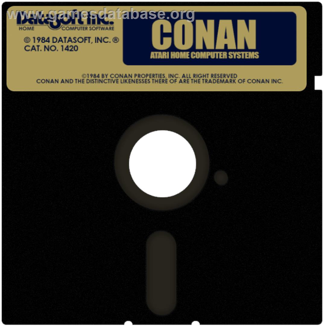 Conan - Atari 8-bit - Artwork - Cartridge