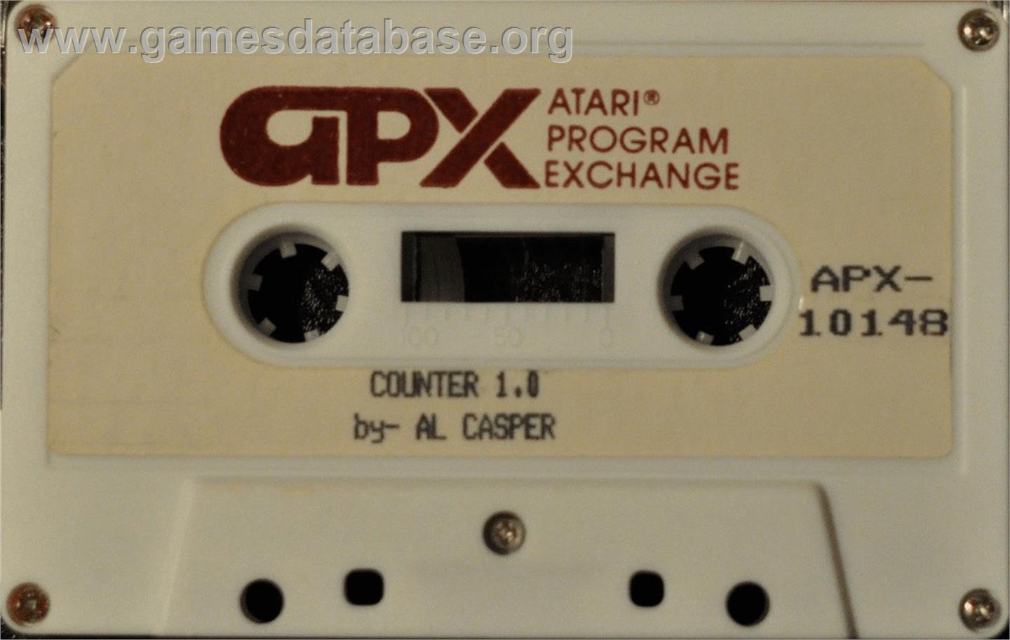 Counter - Atari 8-bit - Artwork - Cartridge