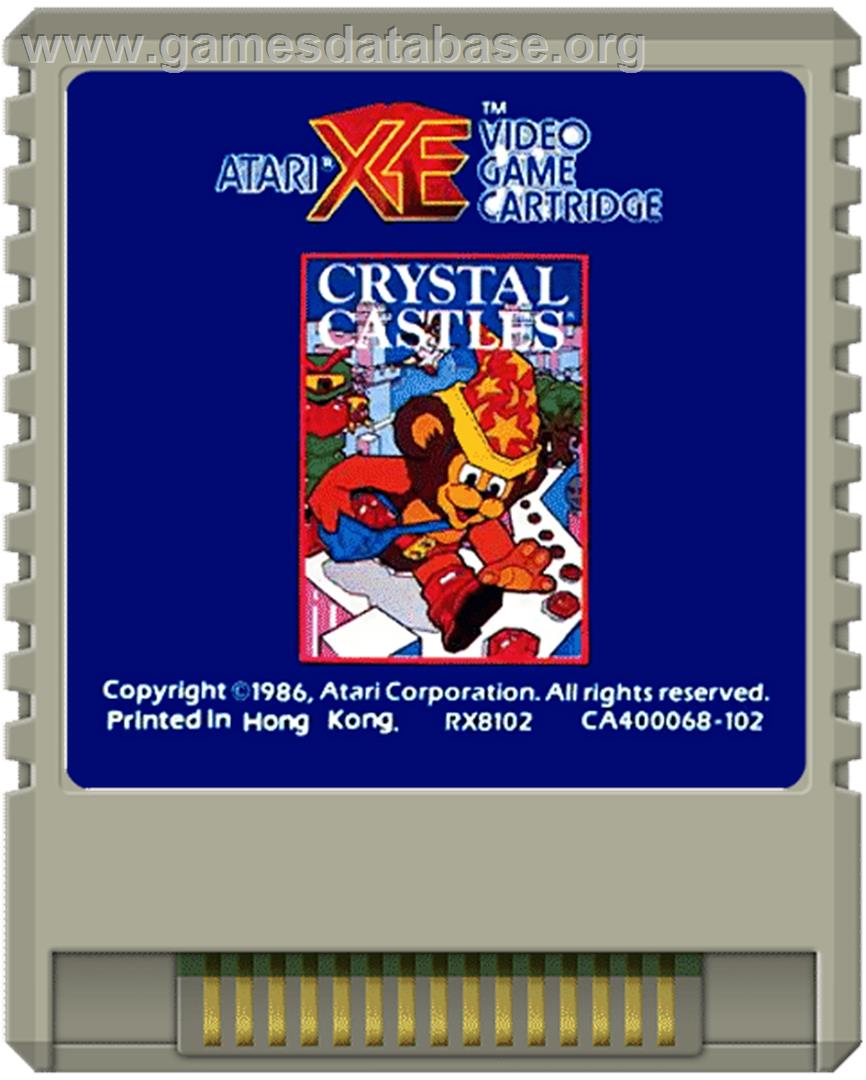 Crystal Castles - Atari 8-bit - Artwork - Cartridge