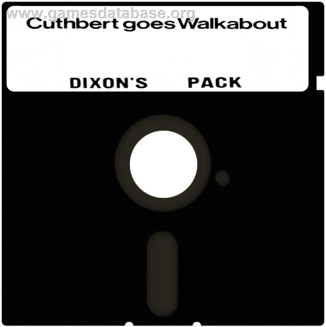 Cuthbert Goes Walkabout - Atari 8-bit - Artwork - Cartridge