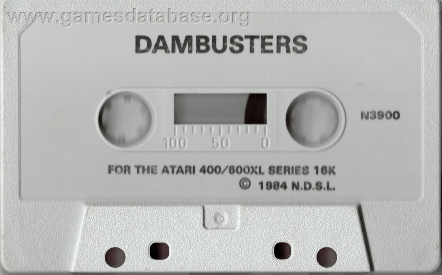 Dambusters - Atari 8-bit - Artwork - Cartridge