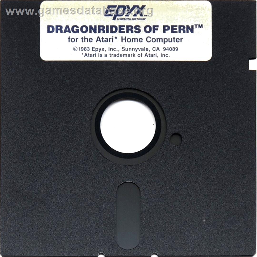 Dragonriders of Pern - Atari 8-bit - Artwork - Cartridge