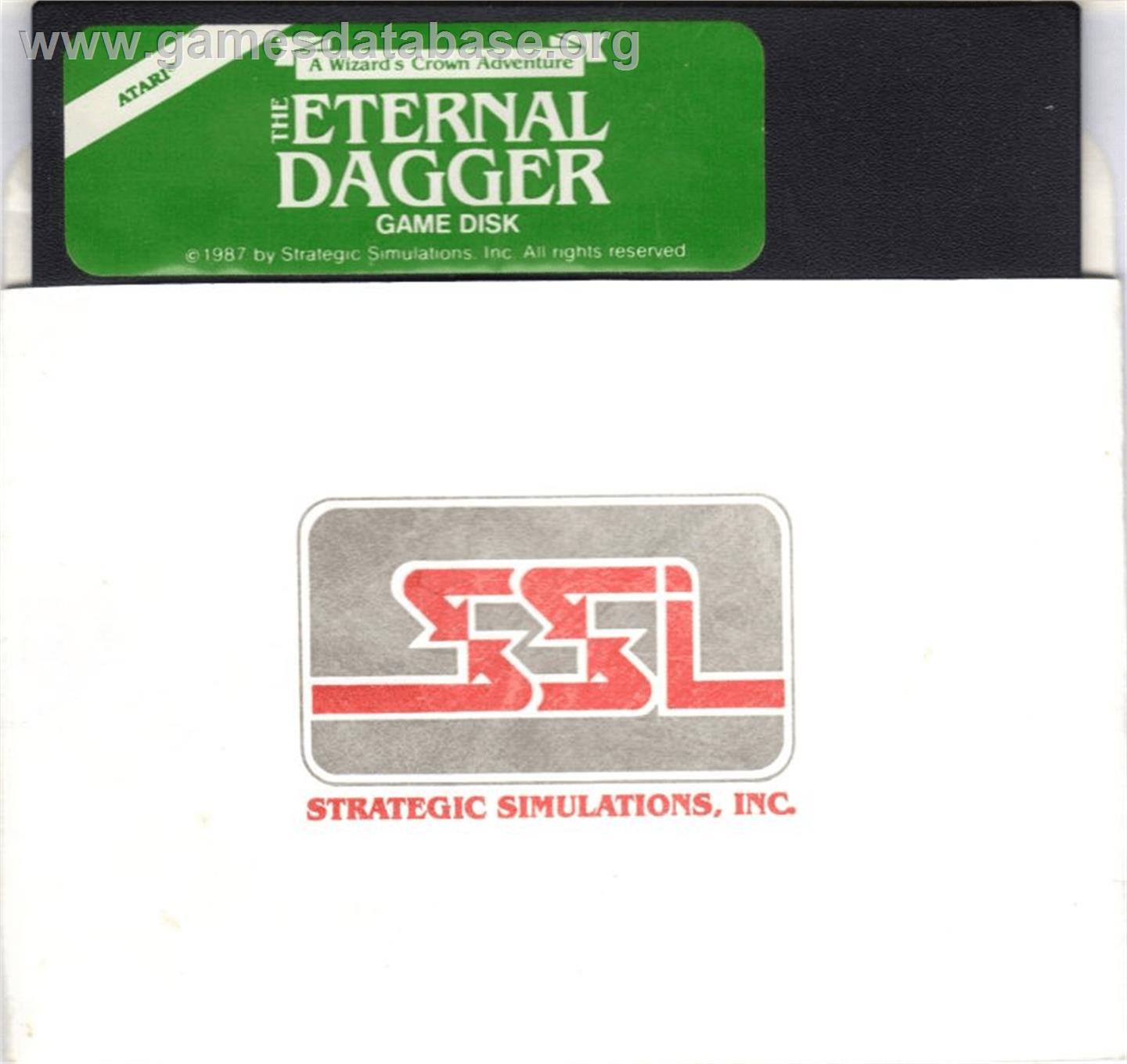 Eternal Dagger, The - Atari 8-bit - Artwork - Cartridge
