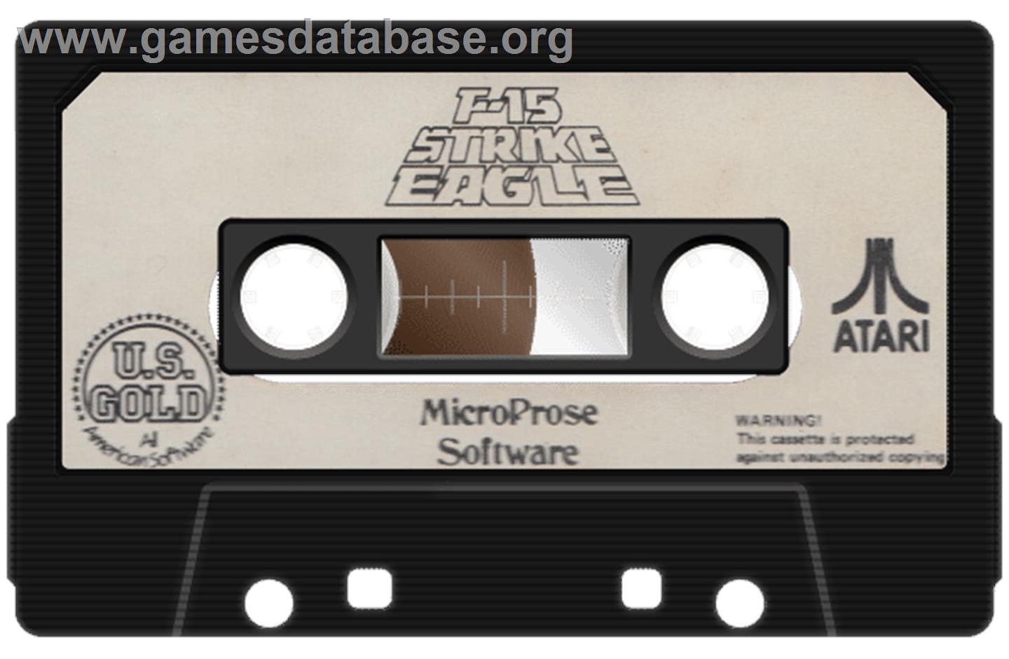 F-15 Strike Eagle - Atari 8-bit - Artwork - Cartridge