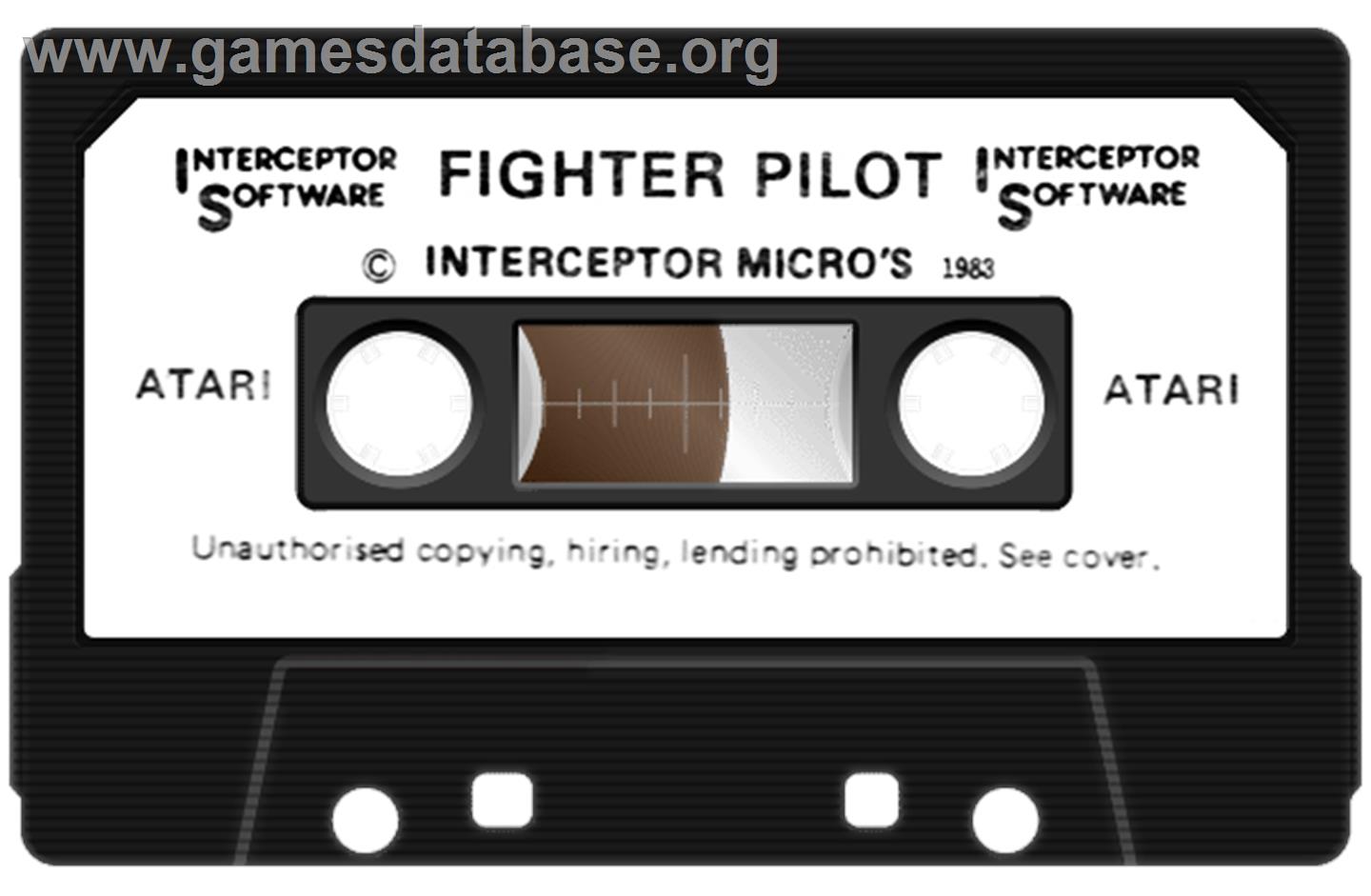 Fighter Pilot - Atari 8-bit - Artwork - Cartridge