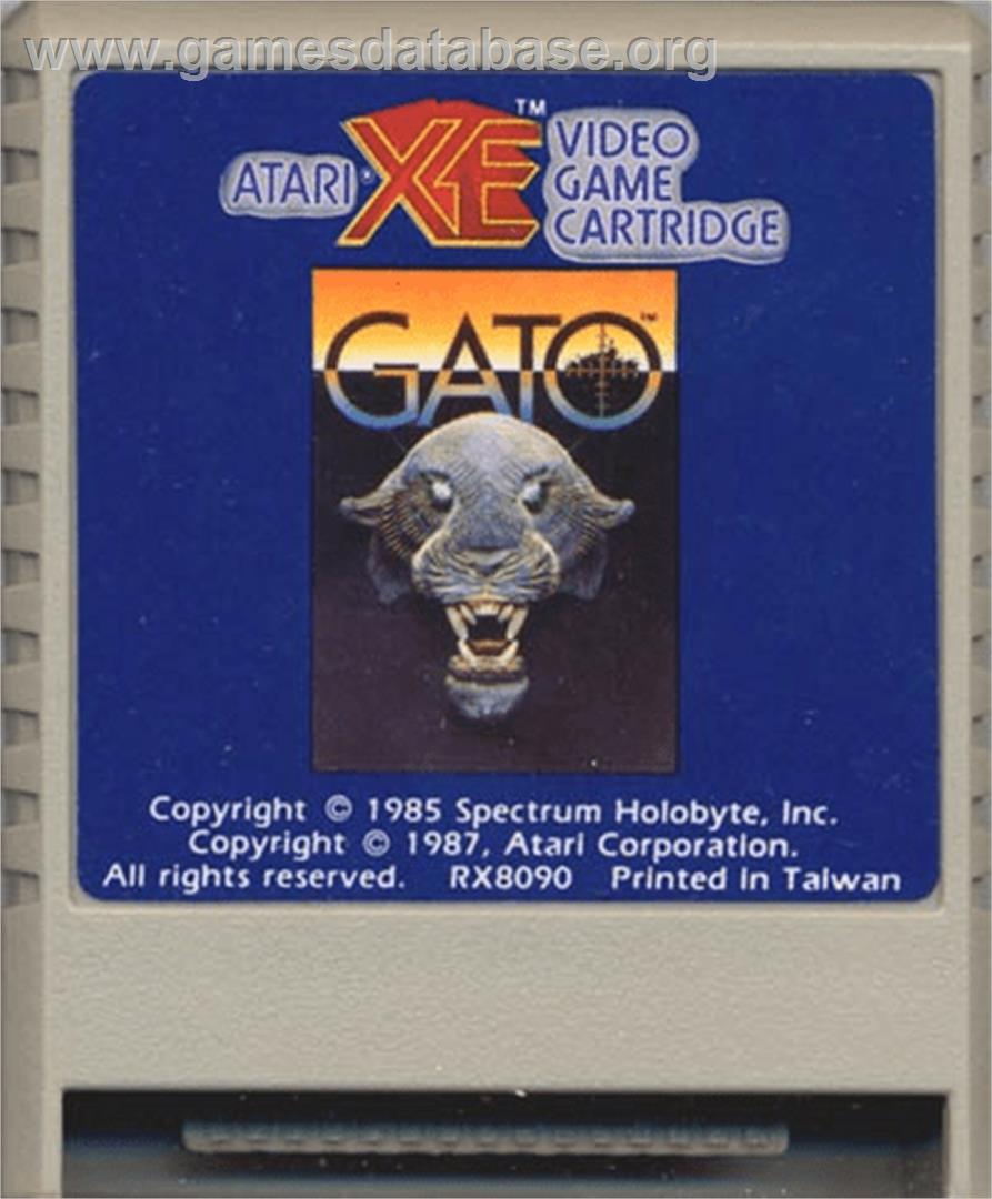 GATO - Atari 8-bit - Artwork - Cartridge