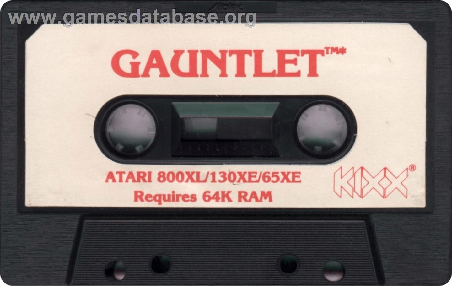 Gauntlet - Atari 8-bit - Artwork - Cartridge