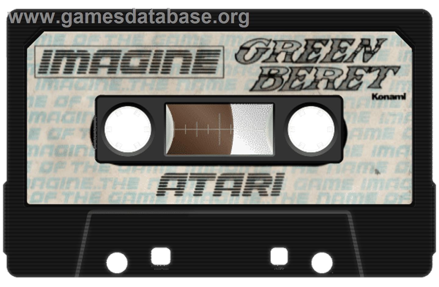 Green Beret - Atari 8-bit - Artwork - Cartridge