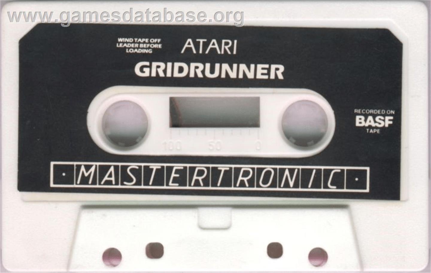 Gridrunner - Atari 8-bit - Artwork - Cartridge