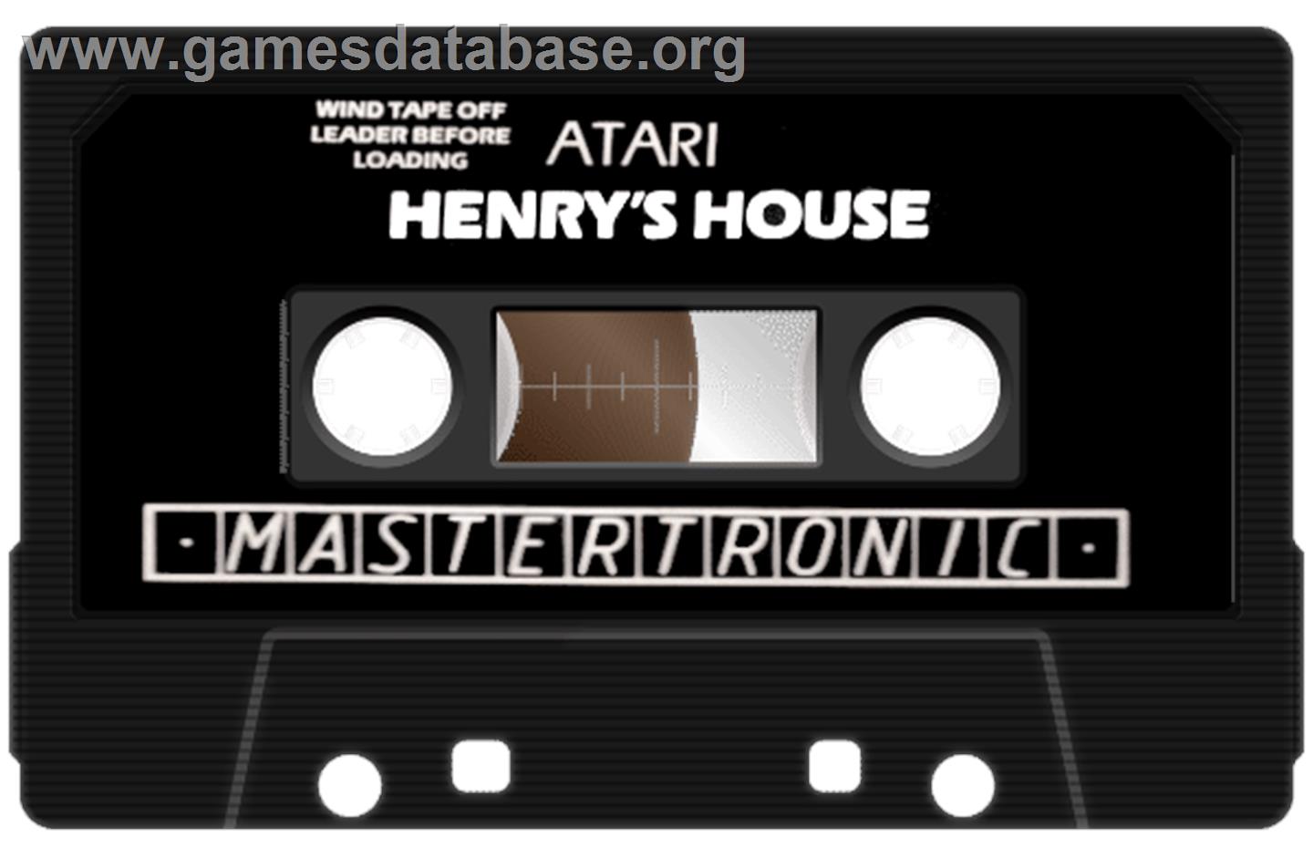 Henry's House - Atari 8-bit - Artwork - Cartridge