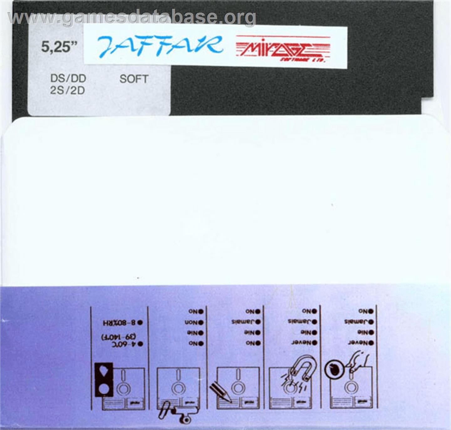 Jaffar - Atari 8-bit - Artwork - Cartridge