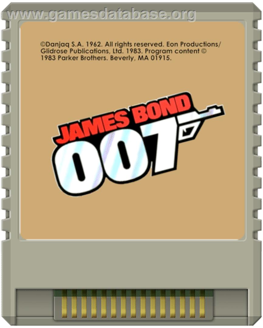 James Bond 007 - Atari 8-bit - Artwork - Cartridge