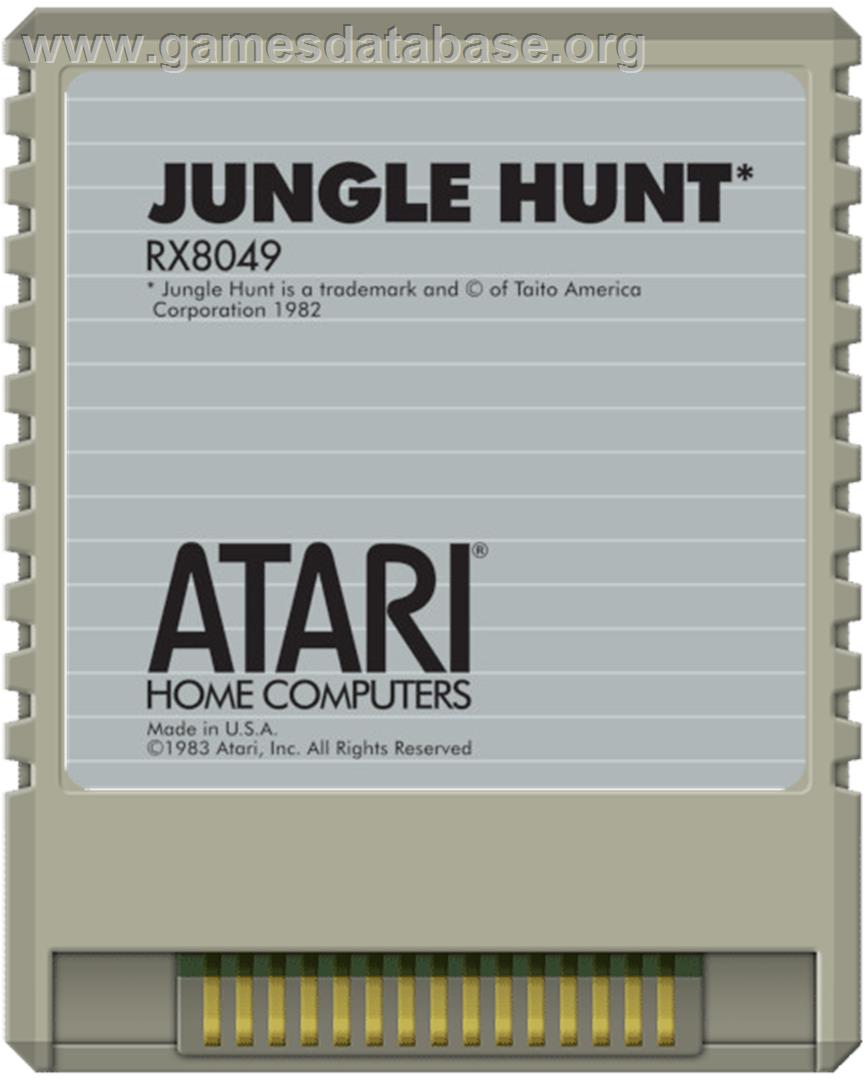 Jungle Hunt - Atari 8-bit - Artwork - Cartridge