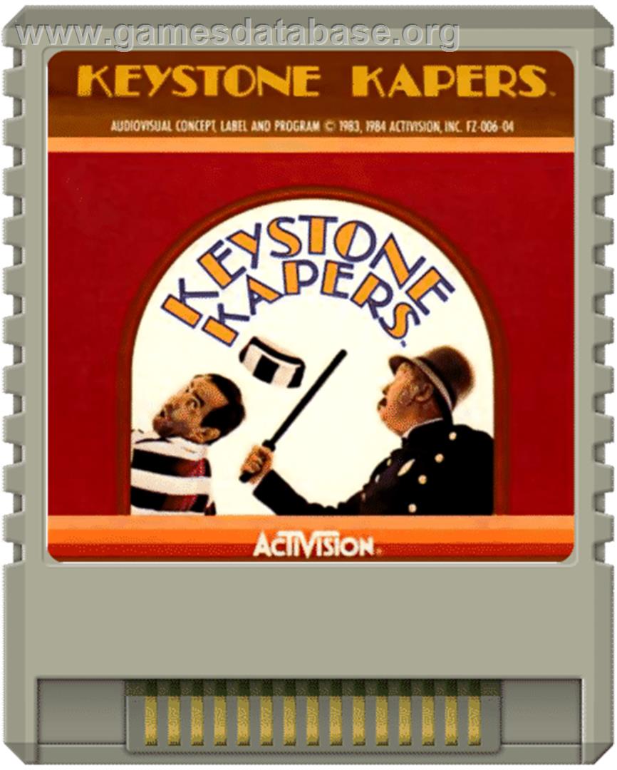 Keystone Kapers - Atari 8-bit - Artwork - Cartridge