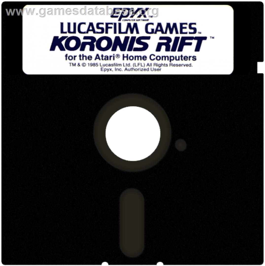 Koronis Rift - Atari 8-bit - Artwork - Cartridge