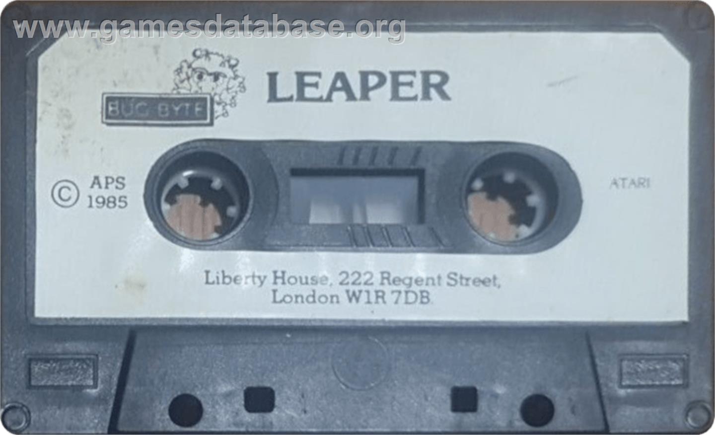 Leaper - Atari 8-bit - Artwork - Cartridge