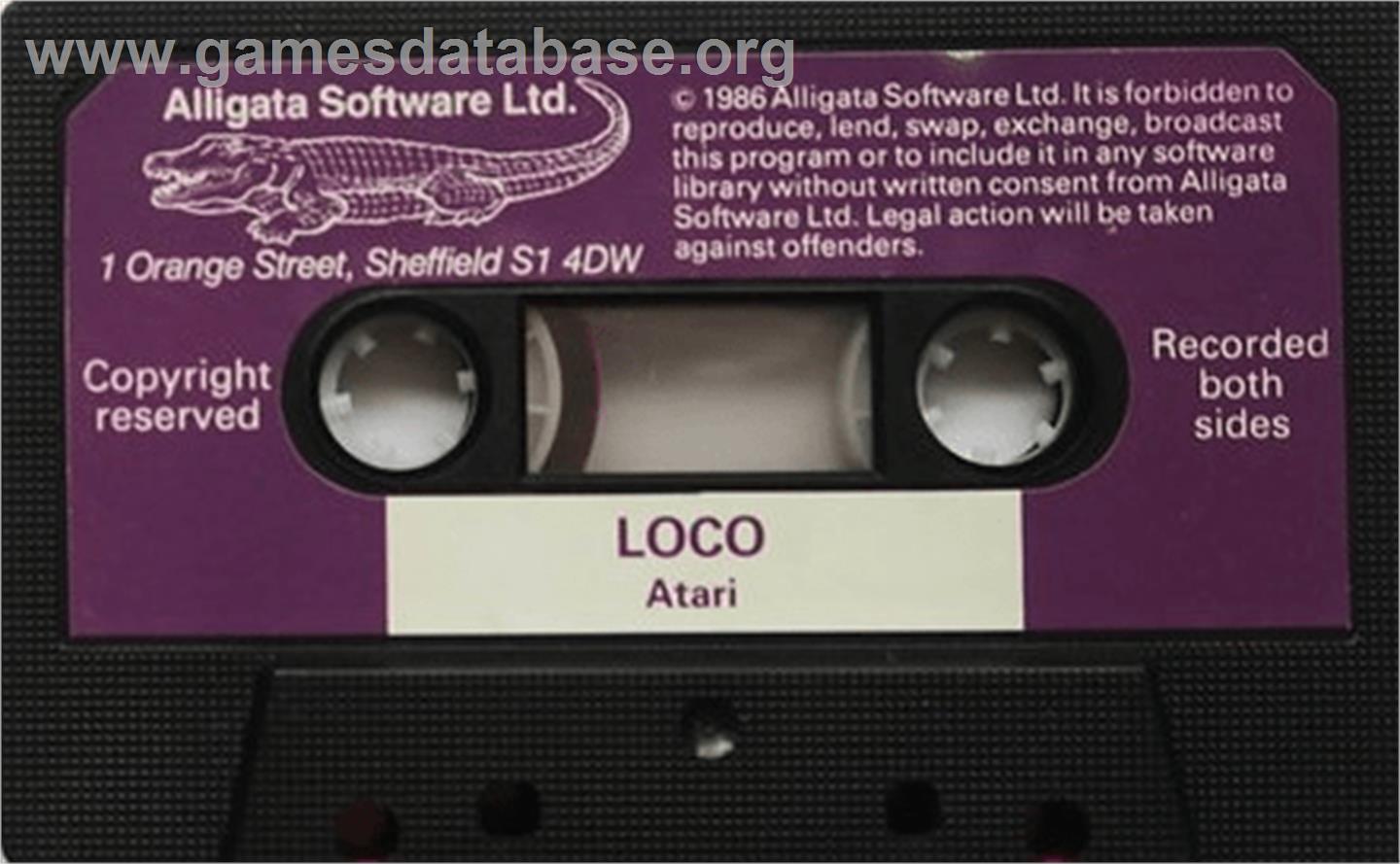 Loco - Atari 8-bit - Artwork - Cartridge