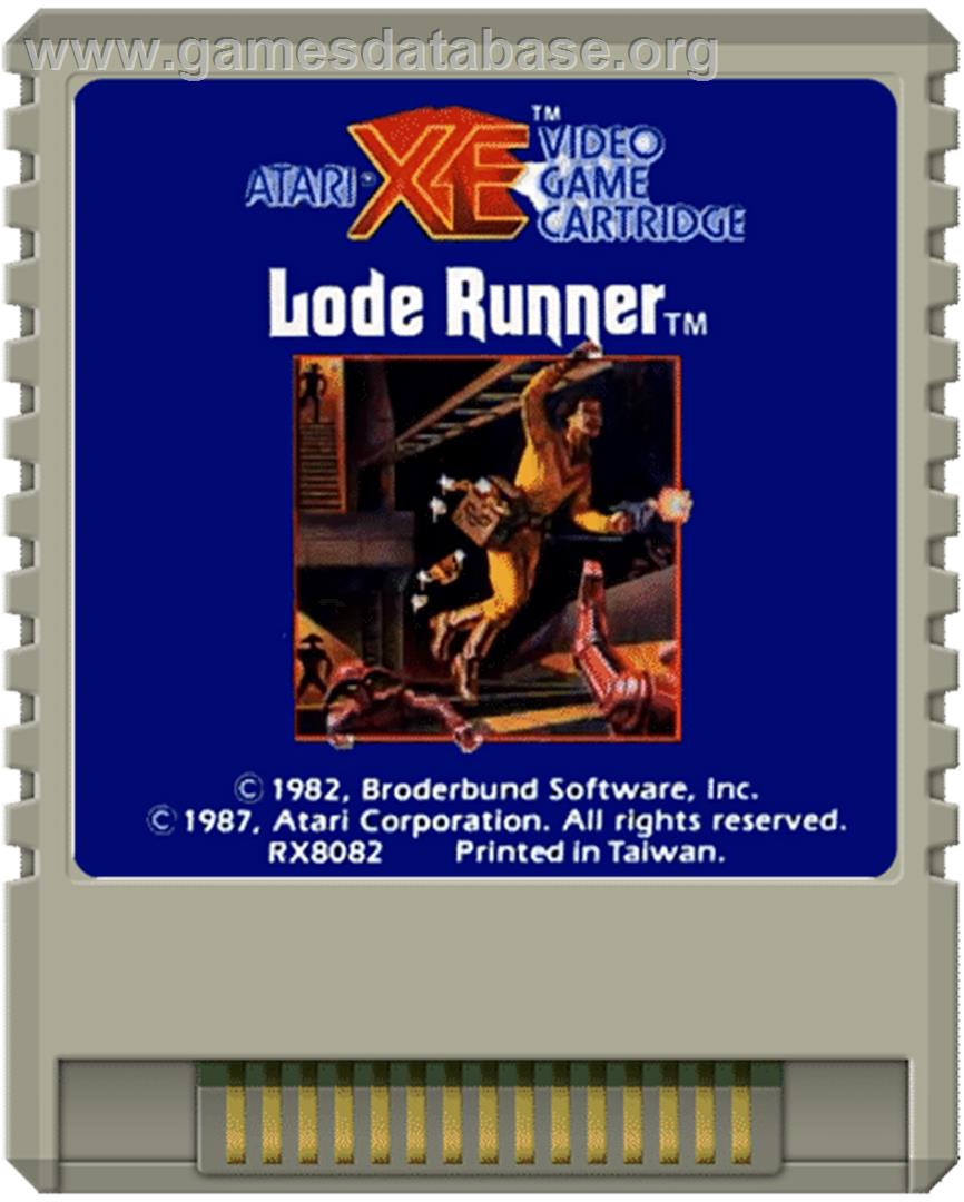 Lode Runner - Atari 8-bit - Artwork - Cartridge