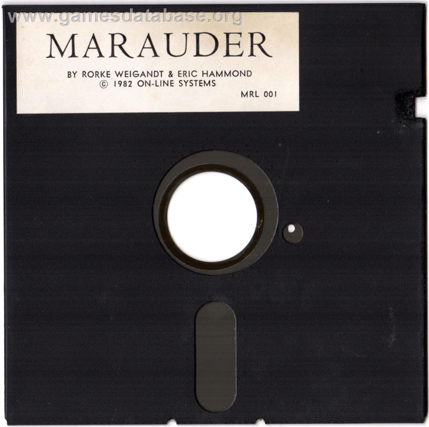 Marauder - Atari 8-bit - Artwork - Cartridge